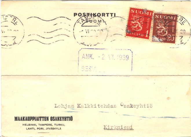 FIRMAKUORI   TAMPERE MAAKAUPPIAITTEN OY