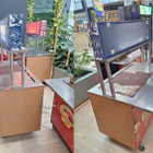 Kylmä ja lämmin tarjoiluvaunu buffet 3 kpl linjasto - pikkukuva 2