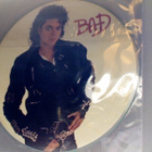 MICHAEL JACKSON :: BAD :: PICTURE DISC  VINYYLI LP  USA 1987 - pikkukuva 1