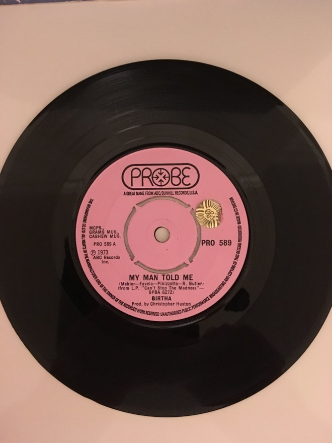 (7") Birtha - My Man Told Me / Freedom
