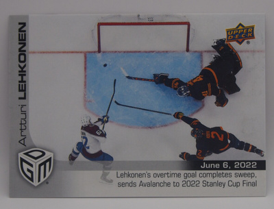 2021-22 Upper deck Game dated moments Artturi Lehkonen /499