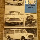 KÄSIKIRJA/HANDBOOK BMC Mini 1968 68 sivua/sidor - pikkukuva 1