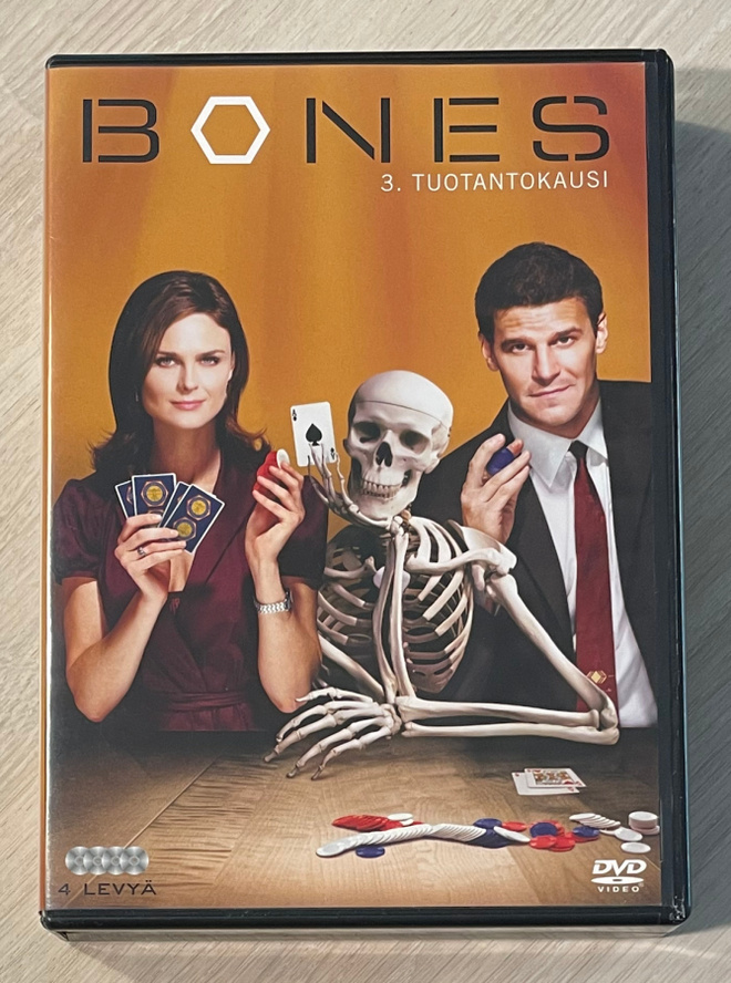 BONES: Kausi 3 (4DVD) Emily Deschanel & David Boreanaz