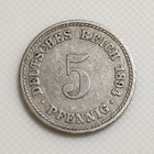 Saksa 5 Pfennig 1894A - pikkukuva 1