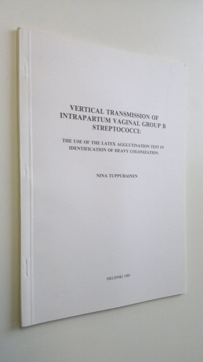 Nina Tuppurainen : Vertical transmission of intrapartum v...