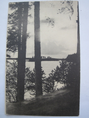 VANHA Postikortti Punkaharju 1927