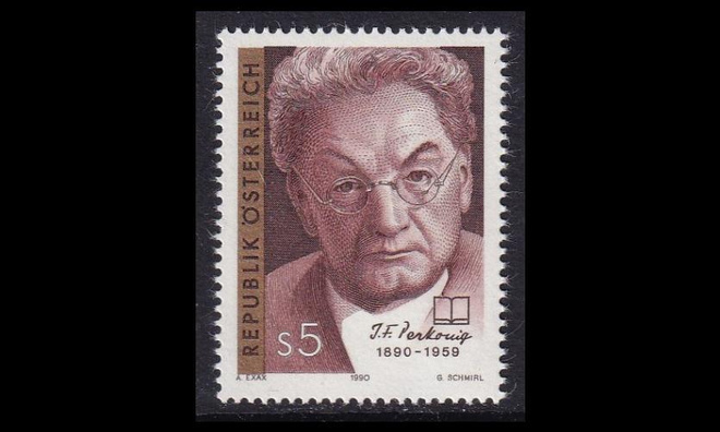 Itävalta 2000 ** Kirjailija Josef Friedrich Perkonig (1990)