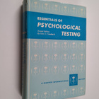 Lee Joseph Cronbach : Essentials of Psychological Testing - pikkukuva 1
