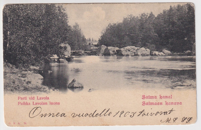 Saimaan kanava: Paikka Lavolan luona