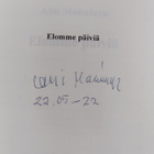 Ahti Manninen : Elomme päiviä (signeerattu) - pikkukuva 3