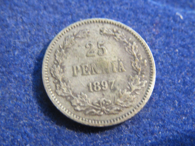 25 penniä 1897