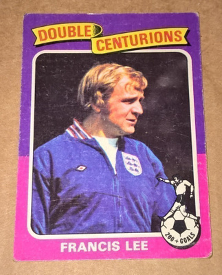 PELAAJAKORTTI JALKAPALLO FRANCIS LEE 67 DOUBLE CENTURIONS