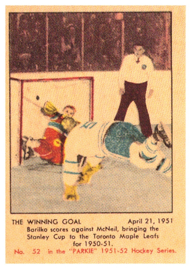 Legenda BILL BARILKO Maple Leafs Parkhurst Reprint #PR-35