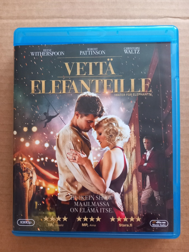 Vettä elefanteille Suomi Blu-ray