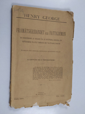 Henry George : Framåtskridandet och fattigdomen en unders...