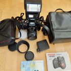 VANHA Kamera Pentax Program A+ Zoom 35-70mm 1:4 + Varusteita - pikkukuva 1