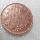 10 penniä  1915 hivenen   patinoinin alkua - pikkukuva 3