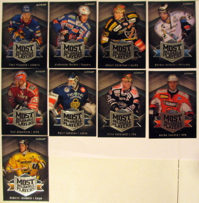 Cardset 2012-13 Most Valuable Players kortteja