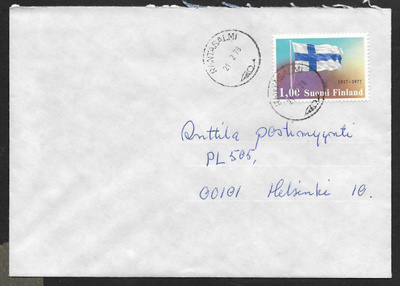 Postilähetys - Itsenäisyys (LAPE 819) Rantasalmi 21.2.1978