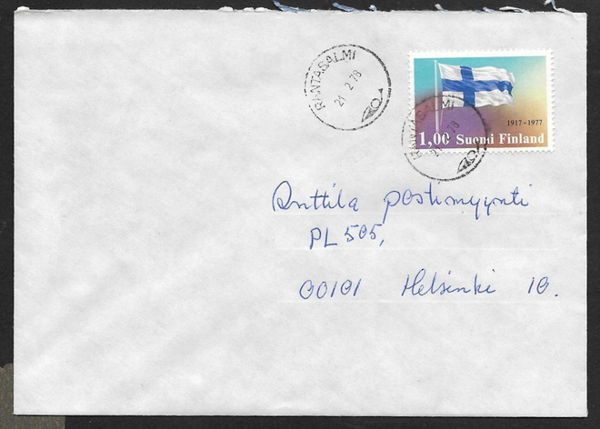 Postilähetys - Itsenäisyys (LAPE 819) Rantasalmi 21.2.1978