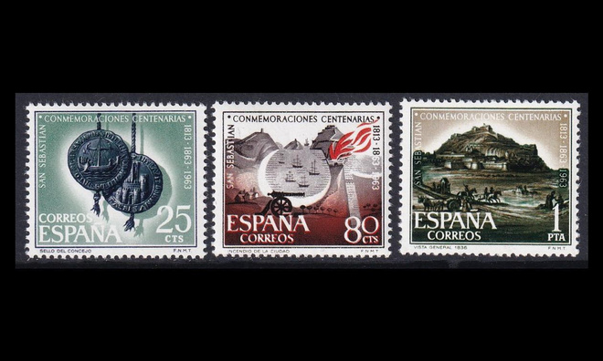 Espanja 1405-7 ** San Sebastianin jälleenrakennus 150v (196