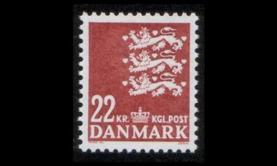Tanska 888 ** Käyttösarja vaakuna (1987)