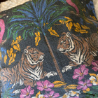 H&M Home värikäs tiikeri / papukaija tyynynpäällinen - pikkukuva 3