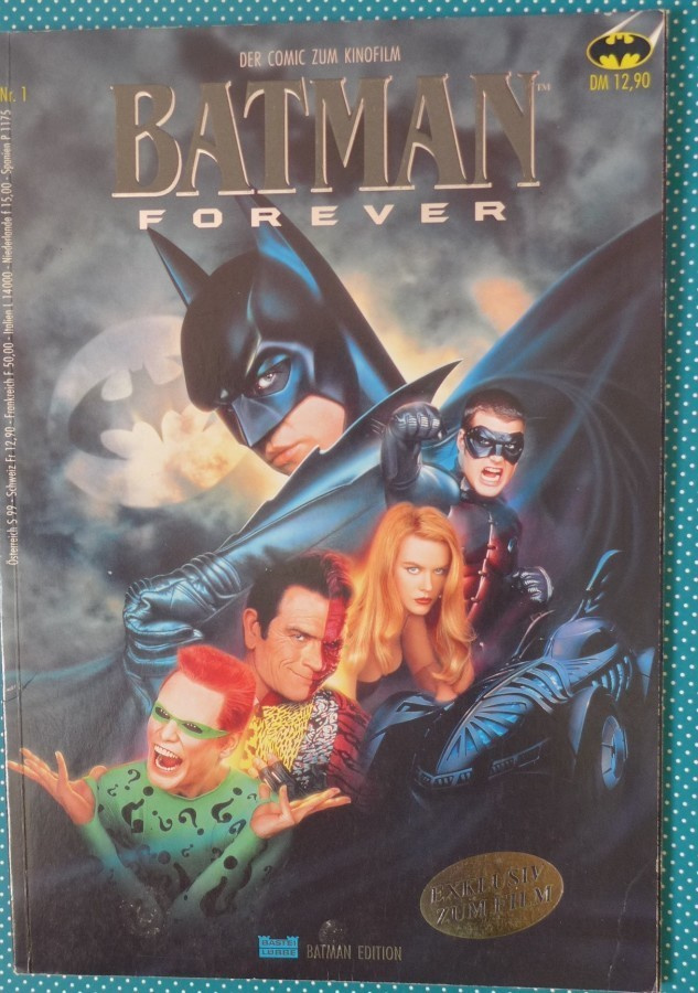 Sarjakuva lehti BATMAN  saksankielinen hyvä