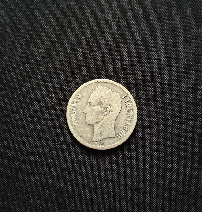 Venezuela 1 Bolívar 1945 Hopeaa