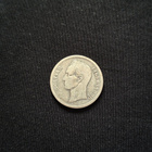 Venezuela 1 Bolívar 1945 Hopeaa - pikkukuva 1