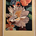 kukkakortti, värikäs kimppu, kenttäpostia 1943 - pikkukuva 1