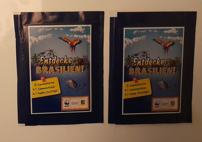 Avaamattomia keräilypaketteja: Tutustu brasiliaan! 2kpl