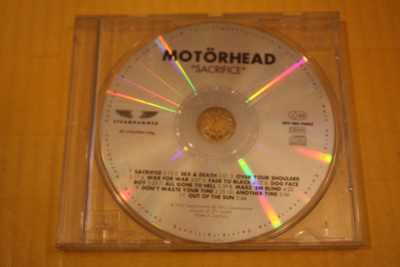 Motörhead – Sacrifice PROMO CD