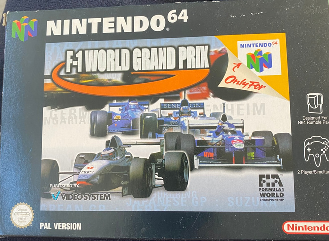 F-1 World Grand Prix Nintendo 64 (N64) kuin uusi