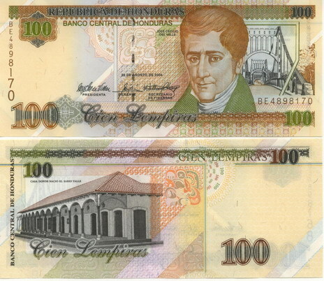 Honduras 100 Lempiras 2004 (P-77g) UNC