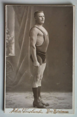 Vanha CDV valokuva Painia Pori n.1800 lopusta