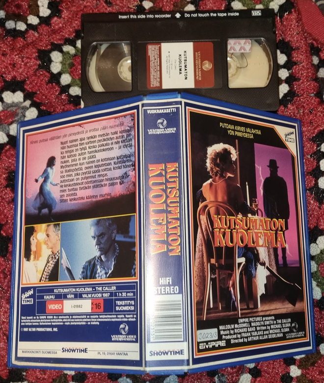 VHS Kutsumaton kuolema, Showtime Vestron FIx