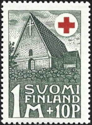 1931 Punainen Risti 1 mk + 10 p **  LaPe 164
