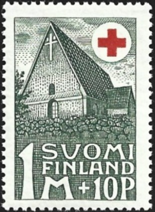 1931 Punainen Risti 1 mk + 10 p **  LaPe 164