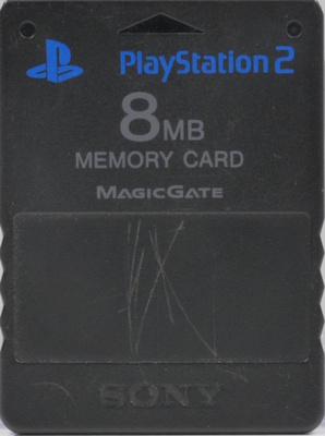 Playstation 2 Memory Card (Black)