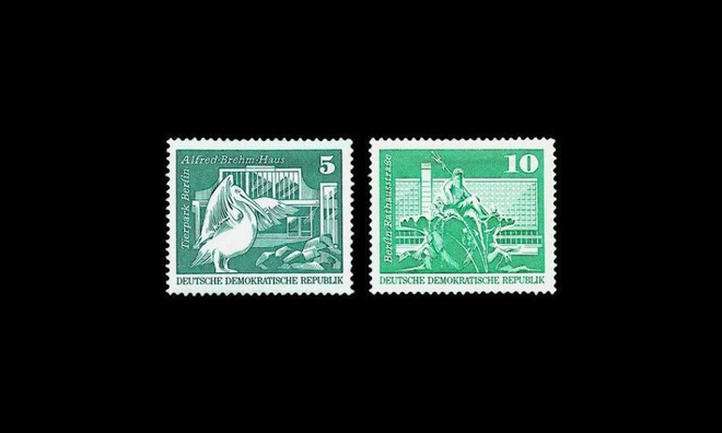 DDR 1842-3 ** Käyttösarja rakennuksia (1973)