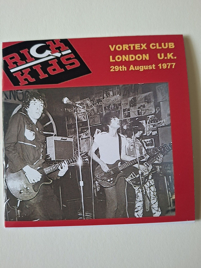 RICH KIDS vortex club london 29.8.1977