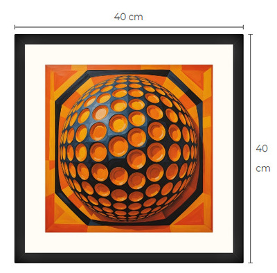 Uusi uniikki abstrakti art print taulu 40 cm x 40 cm