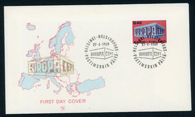 FDC 1969 Eurooppa-merkki