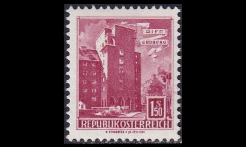 Itävalta 1178 ** Rakennus Rabenhof (1965)