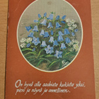 Eila Laaksonen, kellokukkia, mietelause, kulkenut 1983 - pikkukuva 1