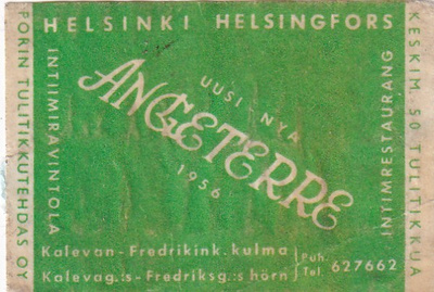 Helsinki, Angleterre ,  5/15