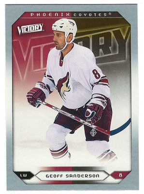 05-06 Upper Deck Victory #239 Geoff Sanderson Ex-HPK 1994-95