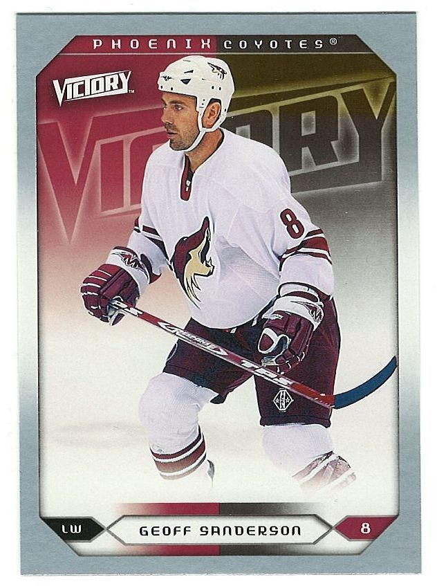 05-06 Upper Deck Victory #239 Geoff Sanderson Ex-HPK 1994-95