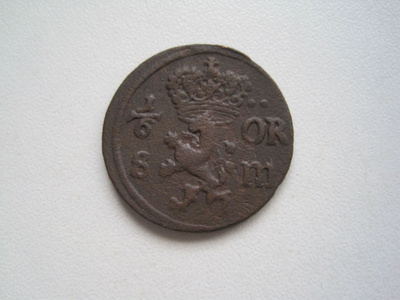 RUOTSI 1/6 ÖRE 1677. 49
